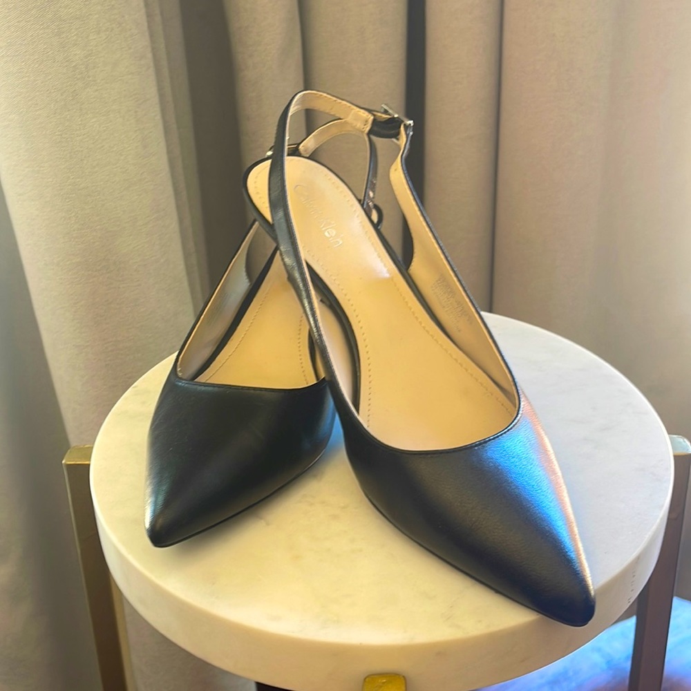 Calvin Klein Slingback Kitten Heel